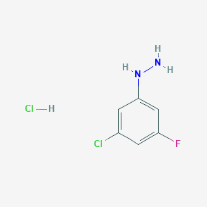 (3-Chloro-5-fluorophenyl)hydrazine hydrochloride - 