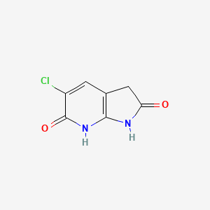 5-Chloro-1H-pyrrolo[2,3-b]pyridine-2,6(3H,7H)-dione - 1190315-19-5