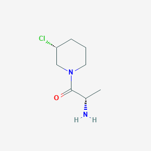 (S)-2-Amino-1-((R)-3-chloro-piperidin-1-yl)-propan-1-one - 