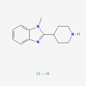 1-methyl-2-(piperidin-4-yl)-1H-1,3-benzodiazole hydrochloride - 