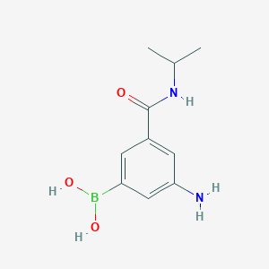 3-Amino-5-(isopropylcarbamoyl)phenylboronic acid - 