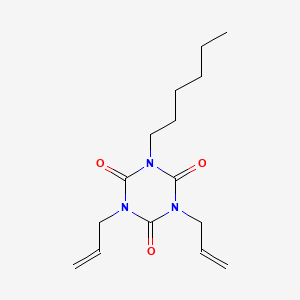 1,3-Diallyl-5-hexyl-1,3,5-triazinane-2,4,6-trione - 