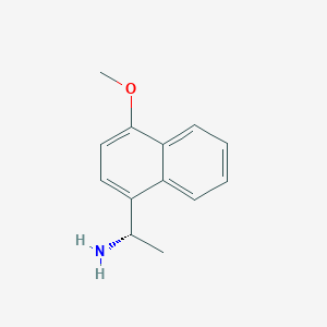 (1S)-1-(4-methoxynaphthalen-1-yl)ethan-1-amine - 