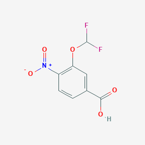 3-(Difluoromethoxy)-4-nitrobenzoic acid - 