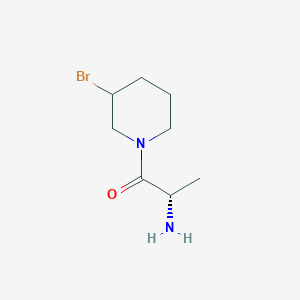 (S)-2-Amino-1-(3-bromo-piperidin-1-yl)-propan-1-one - 