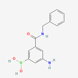 3-Amino-5-(benzylcarbamoyl)phenylboronic acid - 