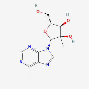 9-(2'-C-methyl-b-D-ribofuranosyl)6-methylpurine - 