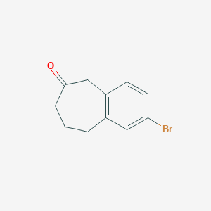 2-Bromo-8,9-dihydro-5H-benzo[7]annulen-6(7H)-one - 