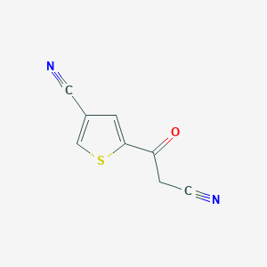 5-(2-Cyanoacetyl)thiophene-3-carbonitrile - 