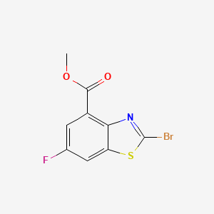 2-Bromo-6-fluorobenzothiazole-4-carboxylic acid methyl ester - 