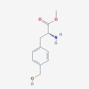 (R)-Methyl 2-amino-3-(4-(hydroxymethyl)phenyl)propanoate - 