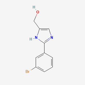 [2-(3-Bromo-phenyl)-1H-imidazol-4-yl]-methanol - 