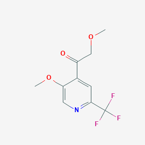 2-Methoxy-1-(5-methoxy-2-(trifluoromethyl)pyridin-4-yl)ethan-1-one - 