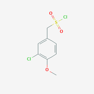 (3-Chloro-4-methoxyphenyl)methanesulfonyl chloride - 
