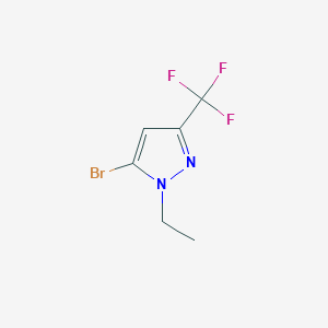5-bromo-1-ethyl-3-(trifluoromethyl)-1H-pyrazole - 