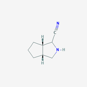 (3aR,6aS)-octahydrocyclopenta[c]pyrrole-1-carbonitrile - 