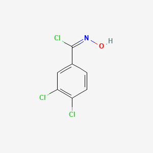 (Z)-3,4-dichloro-N-hydroxybenzene-1-carbonimidoyl chloride - 