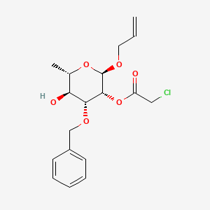 Allyl 3-O-benzyl-2-O-chloroacetyl-a-L-rhamnopyranoside - 