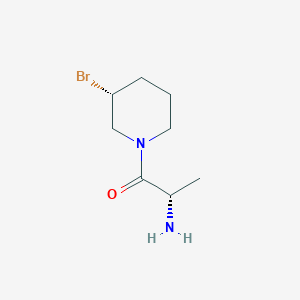 (S)-2-Amino-1-((R)-3-bromo-piperidin-1-yl)-propan-1-one - 