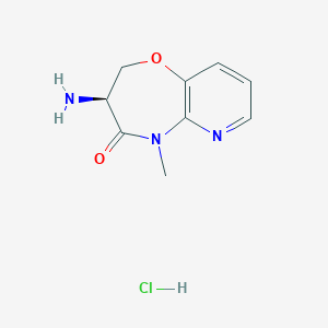 (S)-3-Amino-5-methyl-2,3-dihydropyrido[3,2-b][1,4]oxazepin-4(5H)-one hydrochloride - 