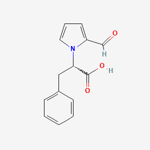 (2S)-2-(2-Formyl-1H-pyrrol-1-YL)-3-phenylpropanoic acid - 