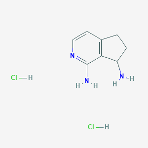 6,7-Dihydro-5H-cyclopenta[c]pyridine-1,7-diamine dihydrochloride - 