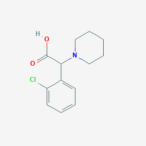 2-(2-Chlorophenyl)-2-(piperidin-1-YL)acetic acid - 