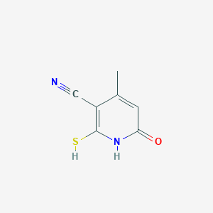 2-Mercapto-4-methyl-6-oxo-1,6-dihydropyridine-3-carbonitrile - 93272-85-6