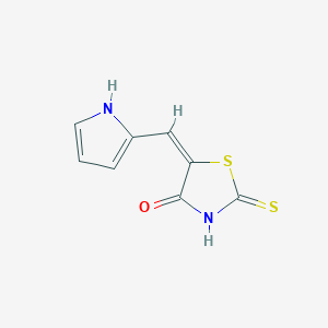 5-((1H-Pyrrol-2-yl)methylene)-2-thioxothiazolidin-4-one - 