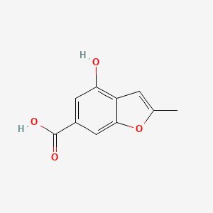 4-Hydroxy-2-methylbenzofuran-6-carboxylic acid - 37978-62-4