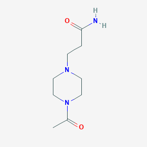3-(4-Acetylpiperazin-1-yl)propanamide - 