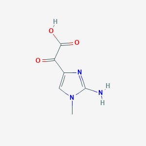 2-(2-Amino-1-methyl-1H-imidazol-4-yl)-2-oxoacetic acid - 