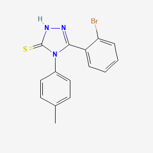 5-(2-Bromophenyl)-4-(p-tolyl)-4H-1,2,4-triazole-3-thiol - 