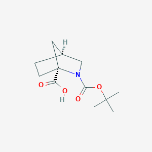 (1S,4S)-2-(tert-Butoxycarbonyl)-2-azabicyclo[2.2.1]heptane-1-carboxylic acid - 