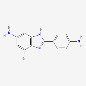 2-(4-Amino-phenyl)-7-bromo-3H-benzoimidazol-5-ylamine - 