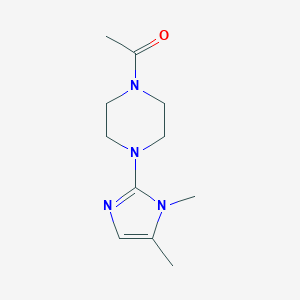 1-(4-(1,5-Dimethyl-1H-imidazol-2-yl)piperazin-1-yl)ethanone - 