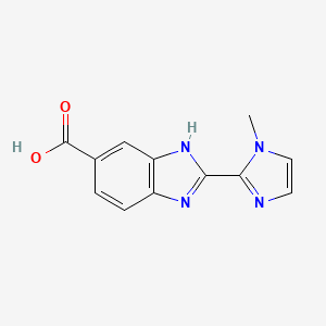 2-(1-Methylimidazol-2-yl)-1H-benzoimidazole-5-carboxylic acid - 308362-12-1