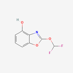 2-(Difluoromethoxy)-4-hydroxybenzo[d]oxazole - 