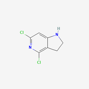 4,6-Dichloro-2,3-dihydro-1H-pyrrolo[3,2-c]pyridine - 