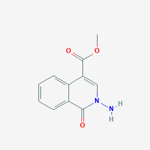 Methyl 2-amino-1-oxo-1,2-dihydroisoquinoline-4-carboxylate - 