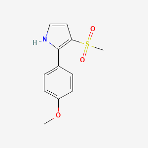 2-(4-Methoxyphenyl)-3-(methylsulfonyl)-1H-pyrrole - 