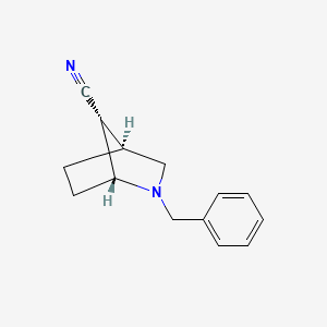 (1R,4S,7R)-rel-2-benzyl-2-azabicyclo[2.2.1]heptane-7-carbonitrile - 