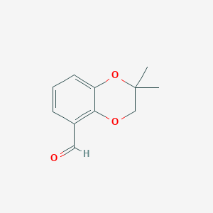 2,2-Dimethyl-2,3-dihydrobenzo[b][1,4]dioxine-5-carbaldehyde - 