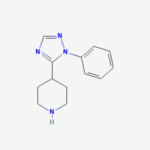 4-(1-Phenyl-1H-1,2,4-triazol-5-yl)piperidine - 