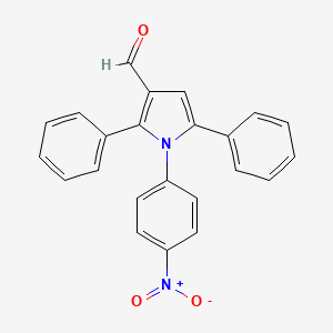 1-(4-nitrophenyl)-2,5-diphenyl-1H-pyrrole-3-carbaldehyde - 