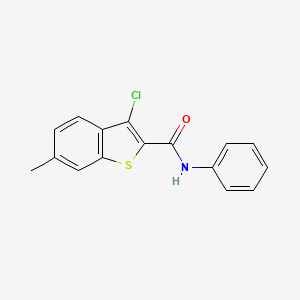 3-Chloro-6-methyl-N-phenylbenzo[b]thiophene-2-carboxamide - 