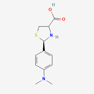 (2R)-2-(4-(Dimethylamino)phenyl)thiazolidine-4-carboxylic acid - 