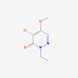 4-Bromo-2-ethyl-5-methoxypyridazin-3(2H)-one - 