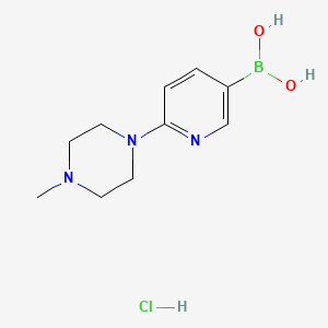 (6-(4-Methylpiperazin-1-yl)pyridin-3-yl)boronic acid hydrochloride - 