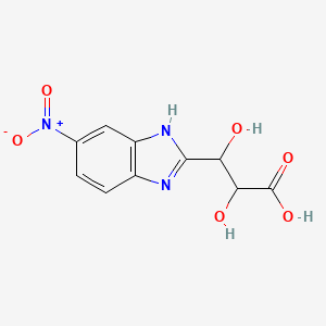 2,3-Dihydroxy-3-(5-nitro-1H-benzoimidazol-2-yl)-propionic acid - 